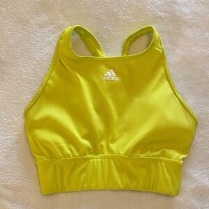 Adidas Lime Green Sports Bra